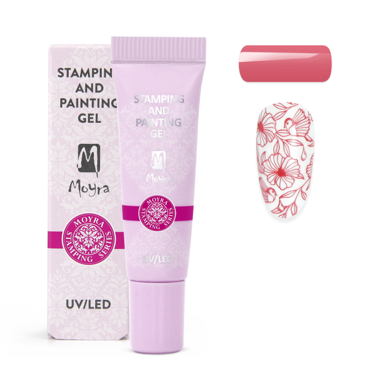 Gel pentru Stampila si Pictura Nr. 14 Rose Moyra