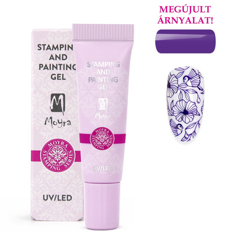 Gel pentru Stampila si Pictura Nr. 05 Purple Moyra