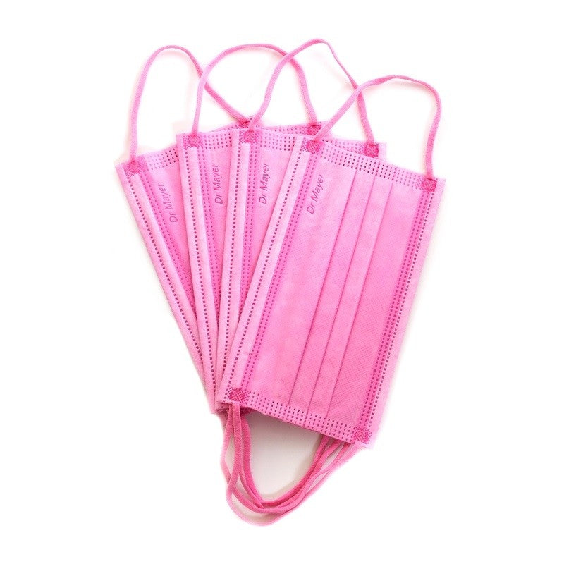 Masca medicala 4 straturi full color Pink Dr. Mayer