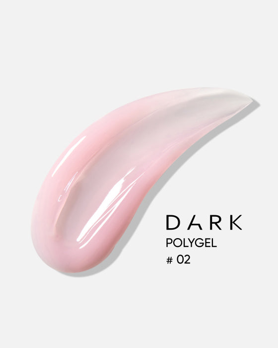 DARK POLYGEL 02 ( TUBE ) 30 ML –  pentru Construcția și Întărirea Unghiilor