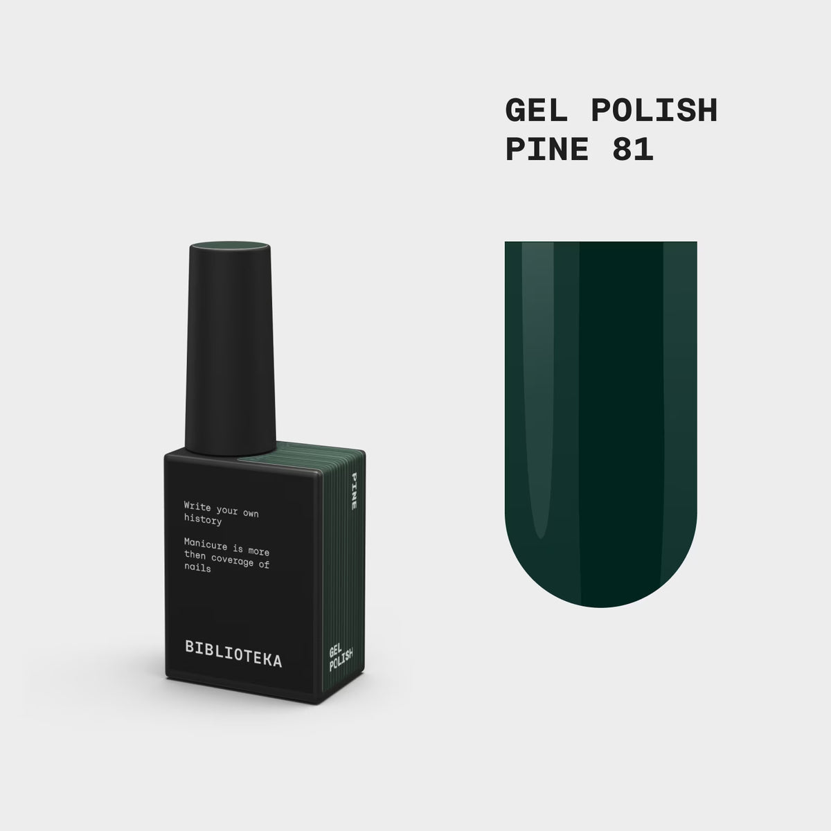 BIBLIOTEKA Gel Polish 81 Pine 10 ml