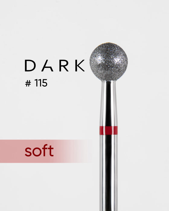 DARK 115 Bit diamantat bila duritate fina 0.5 - creative-nails.ro