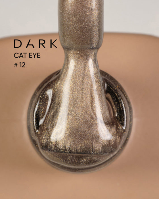 DARK Gel Polish CAT EYE 12, 6ml