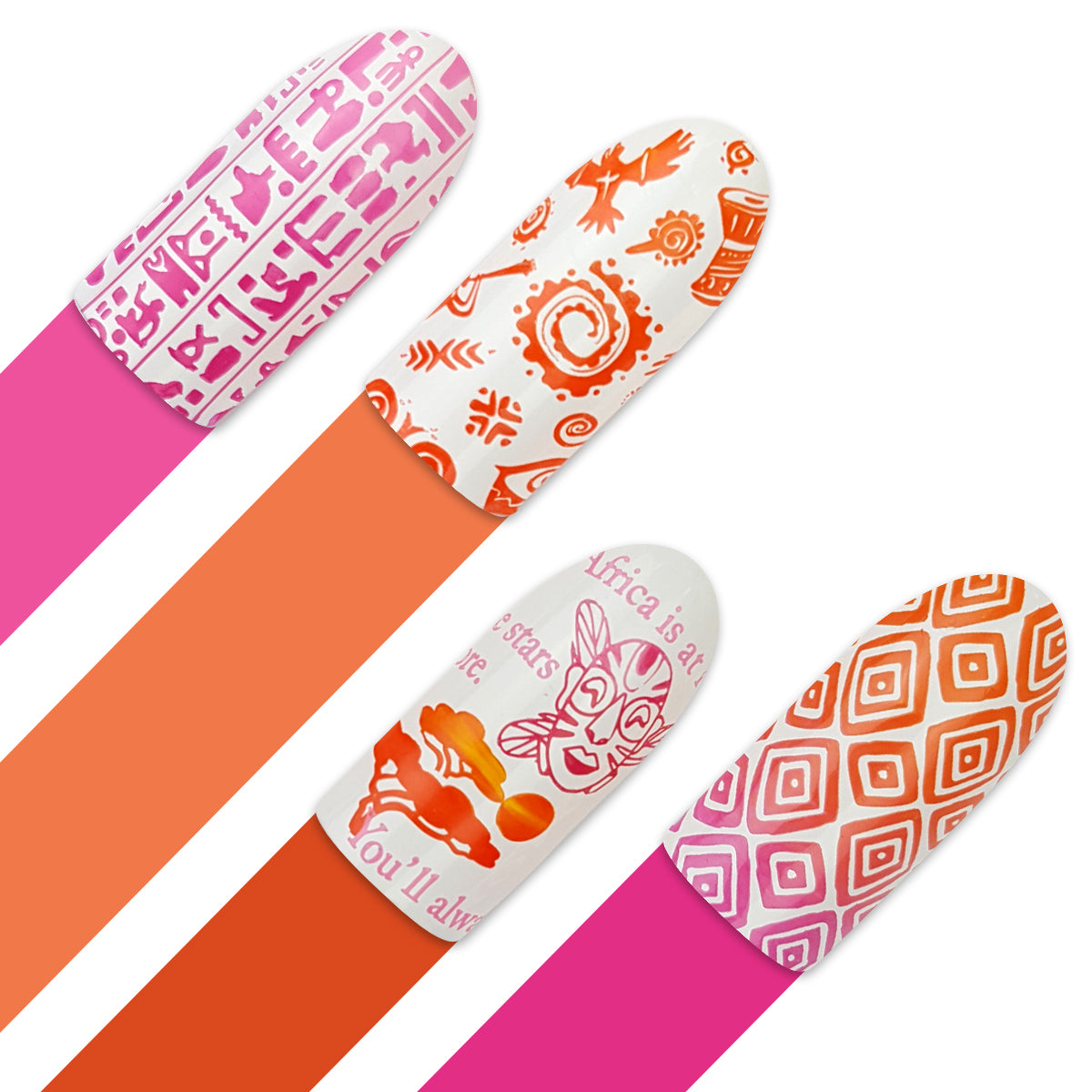 Moyra Stamping plate 124 Globetrotter - Africa&Australia