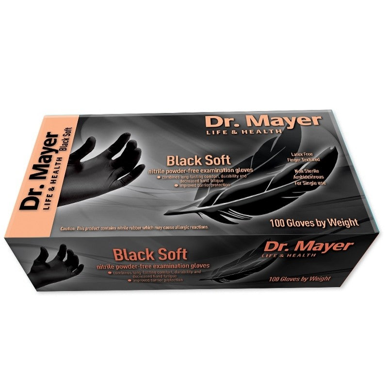 Manusi nitril negre soft marimea L Dr.Mayer