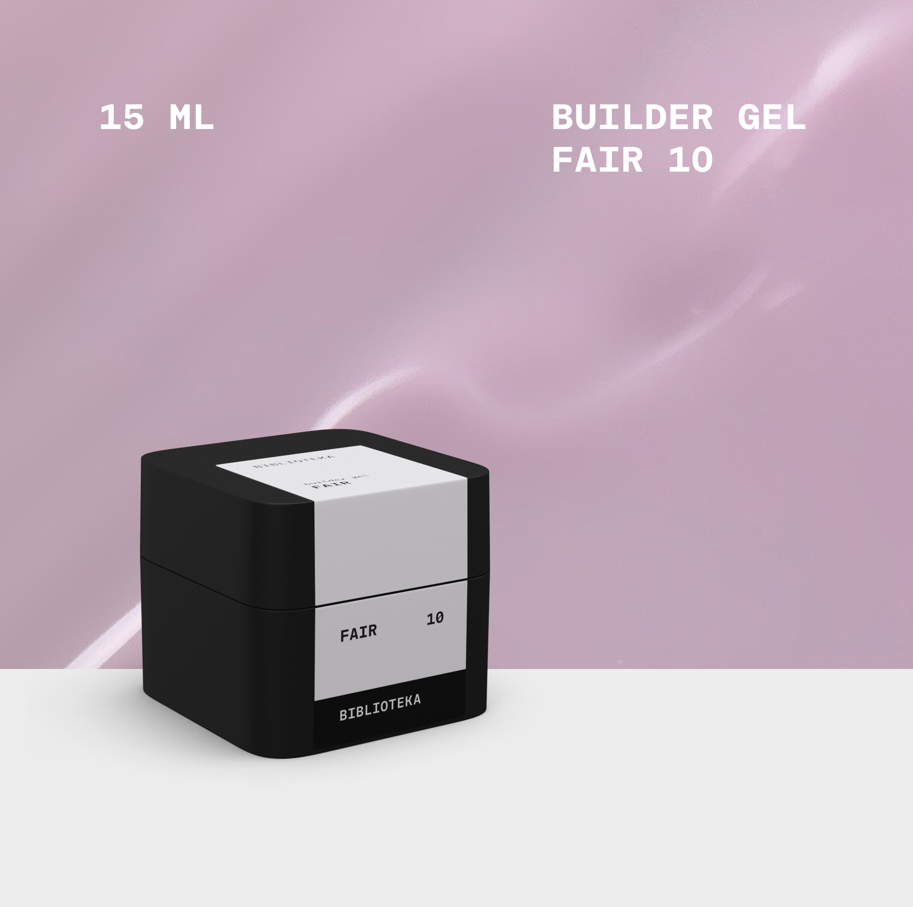 BIBLIOTEKA Builder Gel 10 Fair 15ml