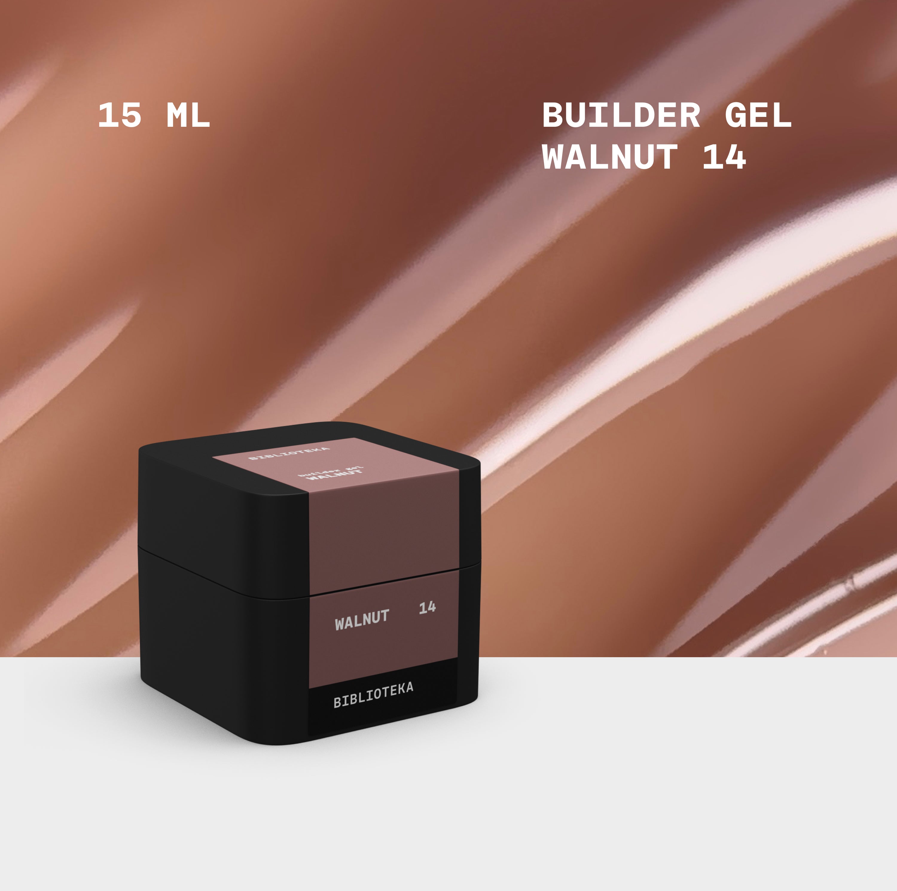 BIBLIOTEKA Builder Gel 14 Walnut 15ml