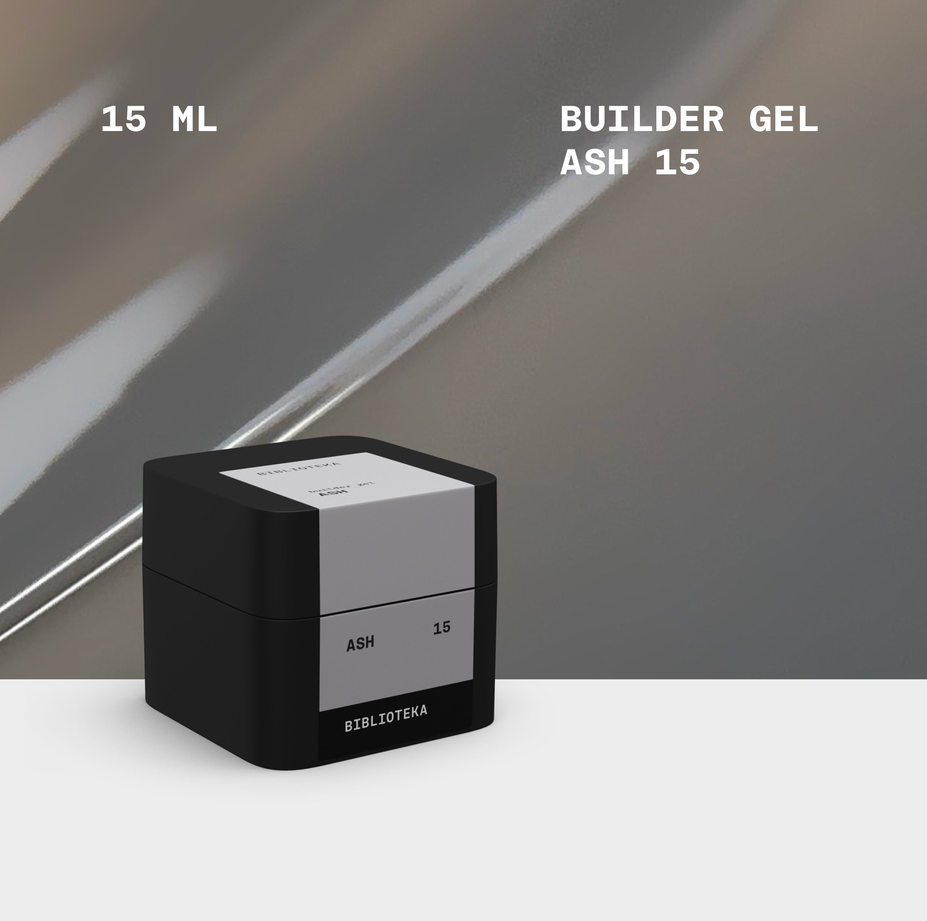 BIBLIOTEKA Builder Gel 15 Ash 15ml