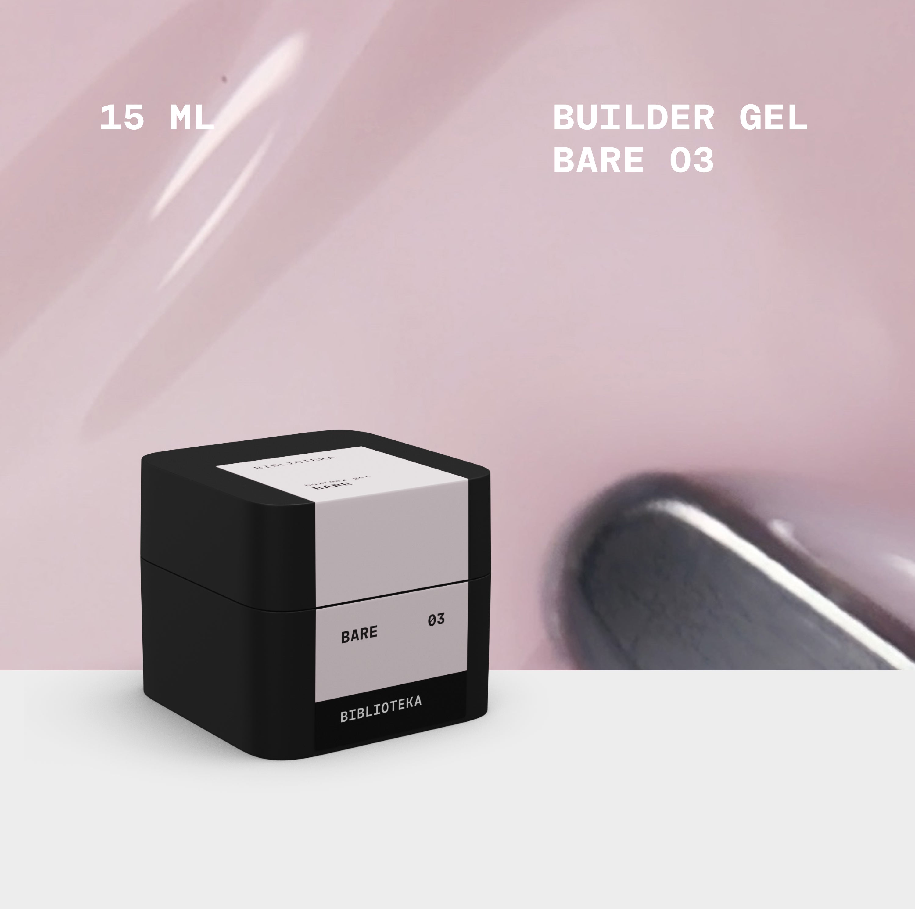 BIBLIOTEKA Builder Gel 03 Bare 15ml