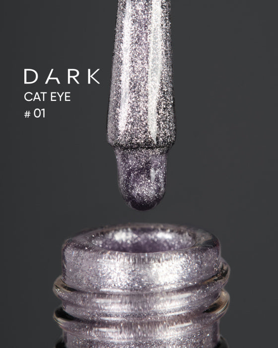 DARK Gel Polish CAT EYE 01, 10ml - creative-nails.ro