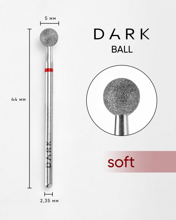 DARK Capăt de freză diamantat sfera 5mm