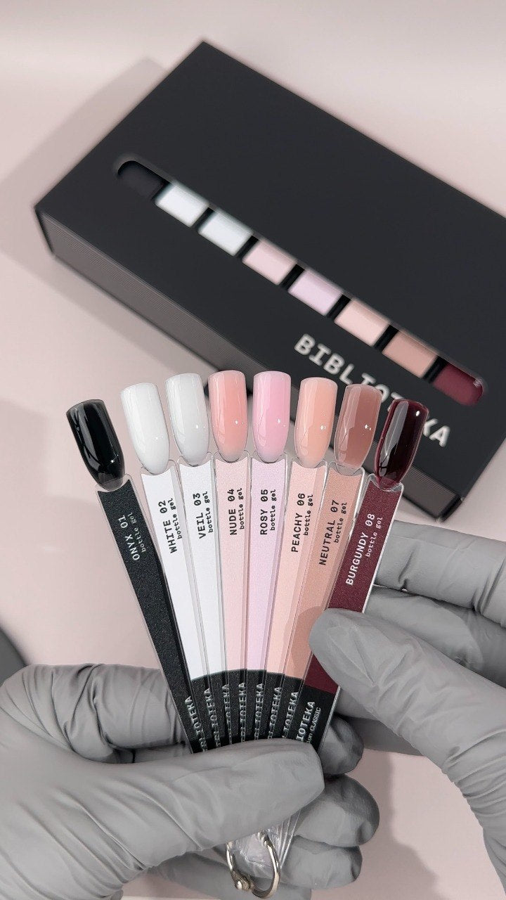 BIBLIOTEKA BOTTLE GEL CLASSIC Collection (8buc)