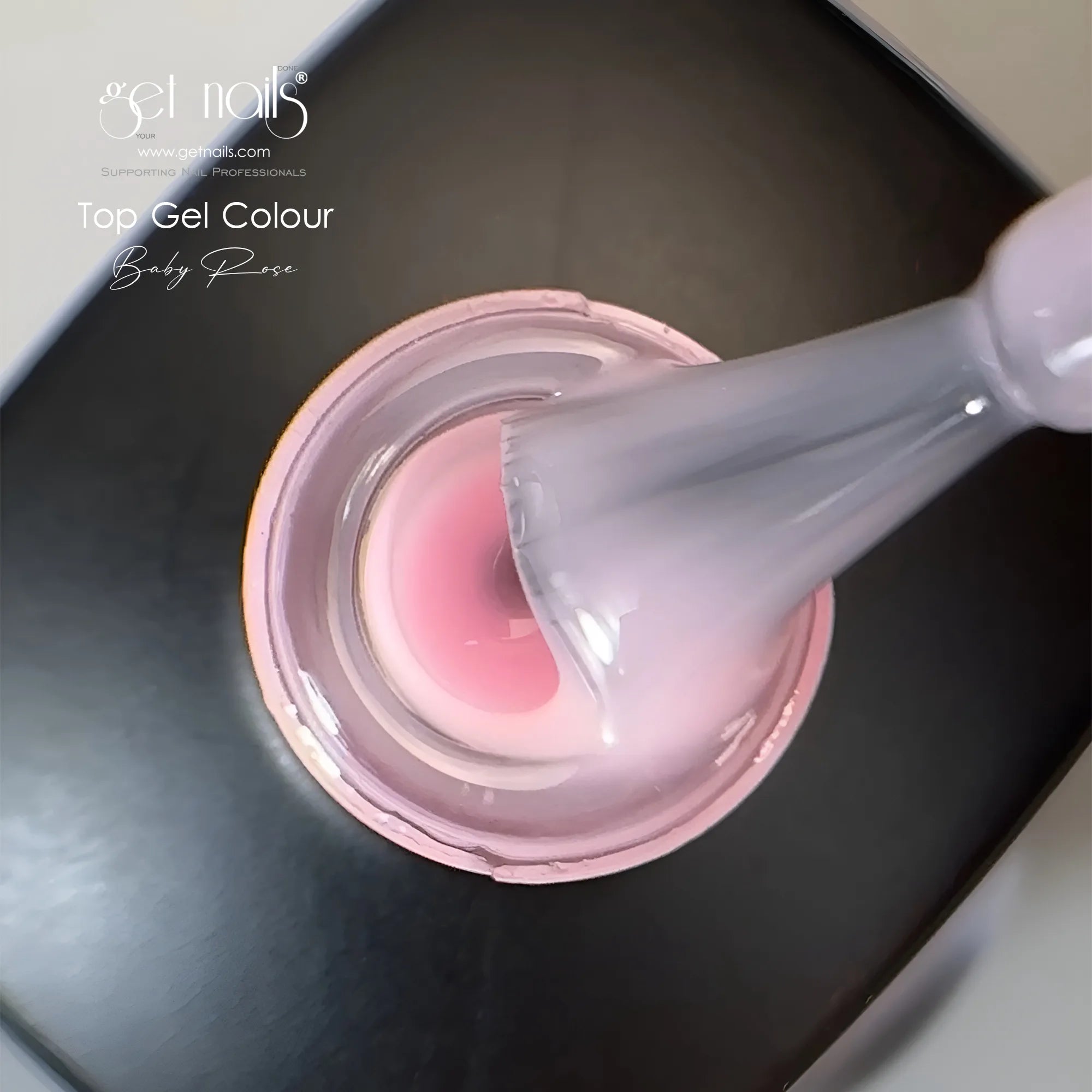 Top Gel Colour Baby Rose 15g GET NAILS