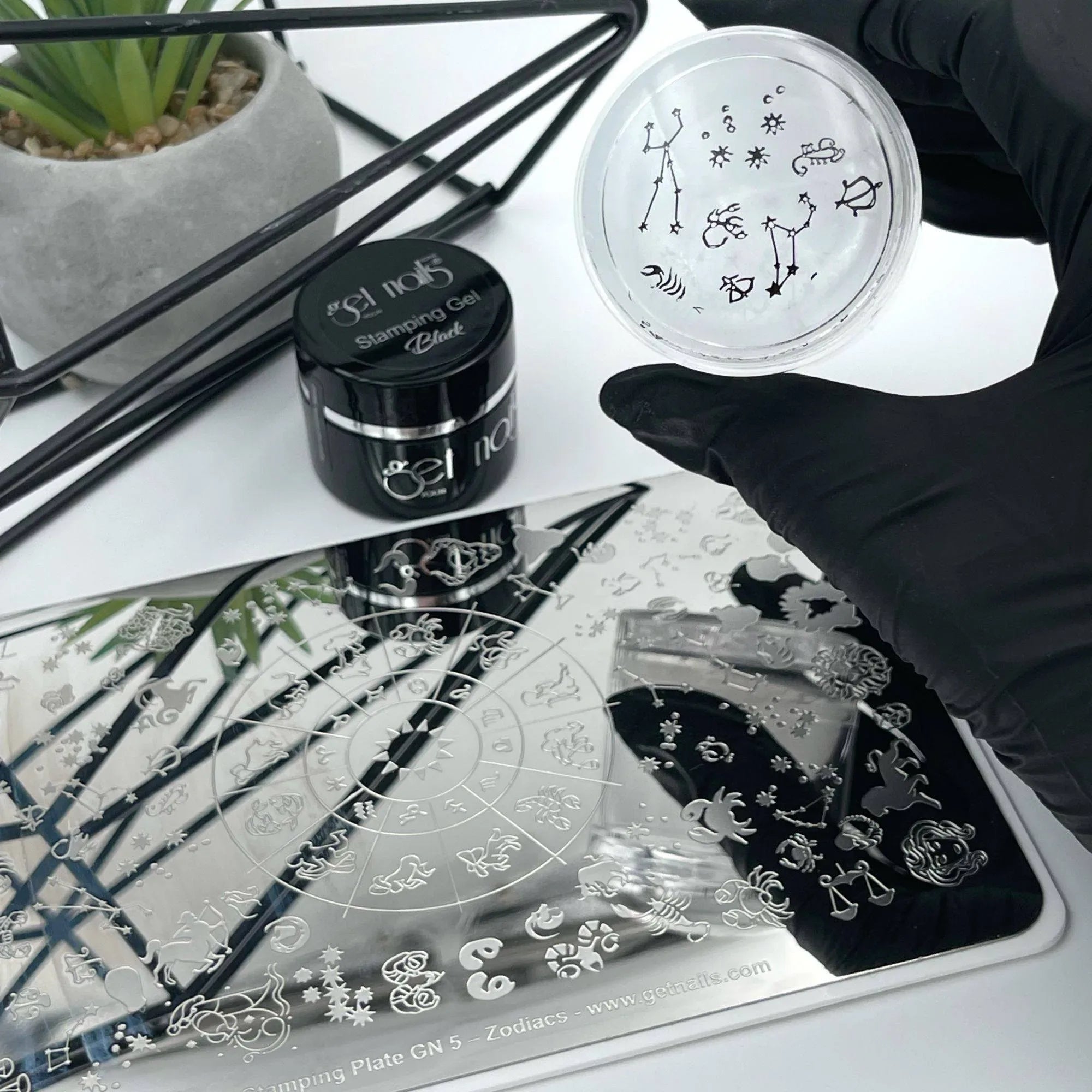 Stamping Plate  5 - Zodiacs GET NAILS