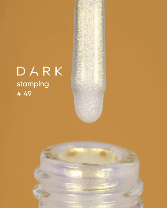 DARK Stamping Polish 49 Gold Chameleon