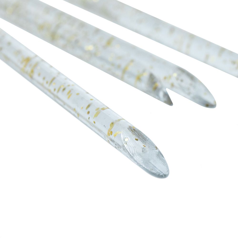 Bete pentru cuticule Cupio - Clear Gold 10buc