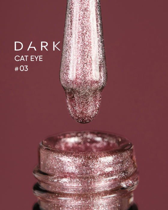 DARK Gel Polish CAT EYE 03, 10ml