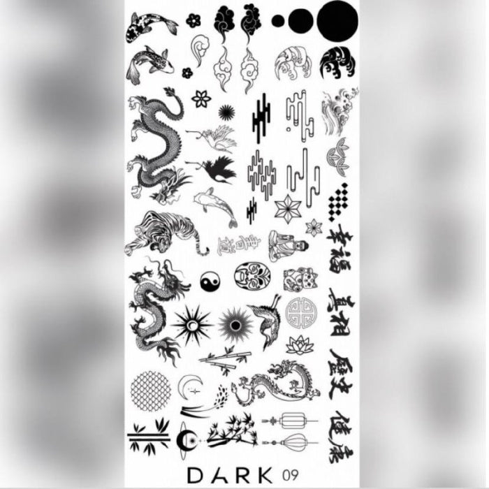 DARK Matr̦iță Stampilă 09 – Stamping Plate