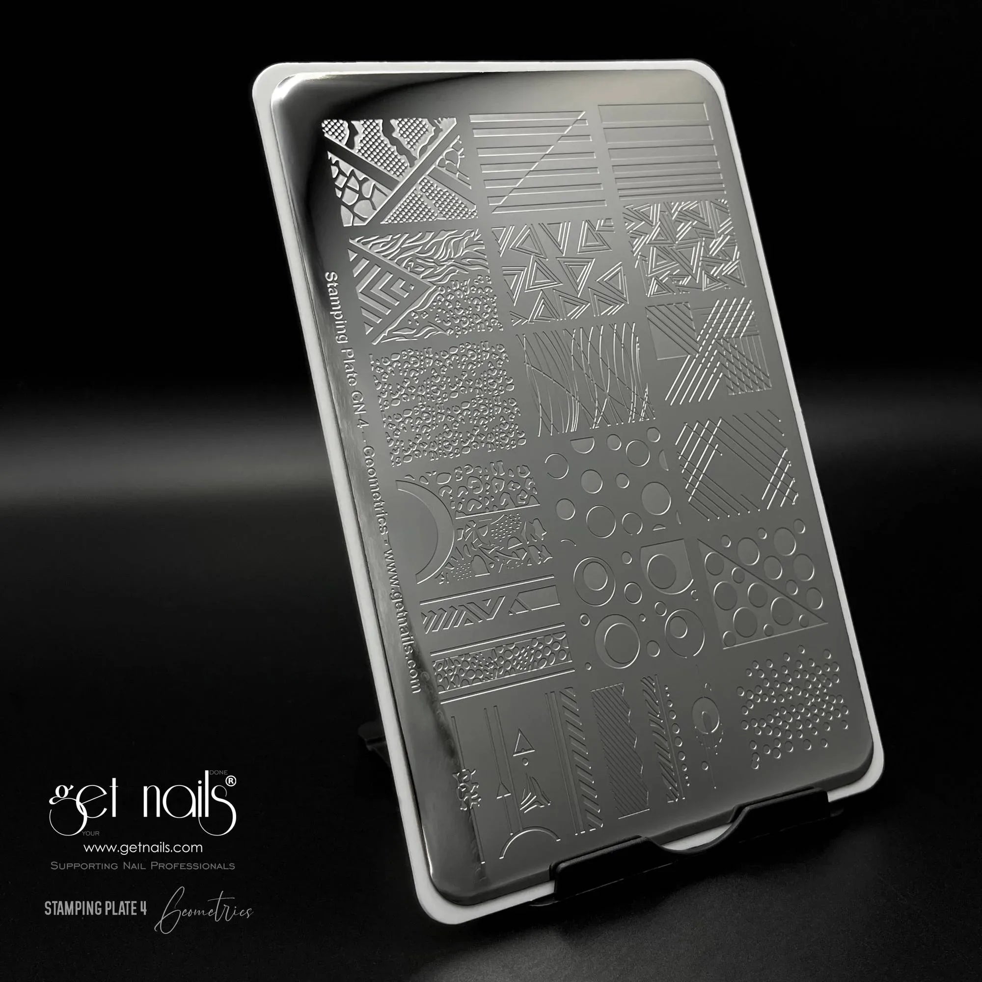 Stamping Plate  4 - Geometrics GET NAILS
