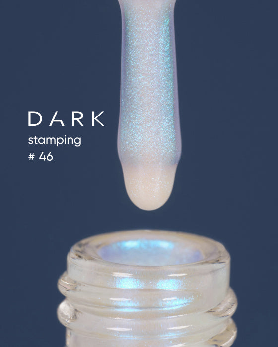 DARK Stamping Polish 46 Blue Chameleon