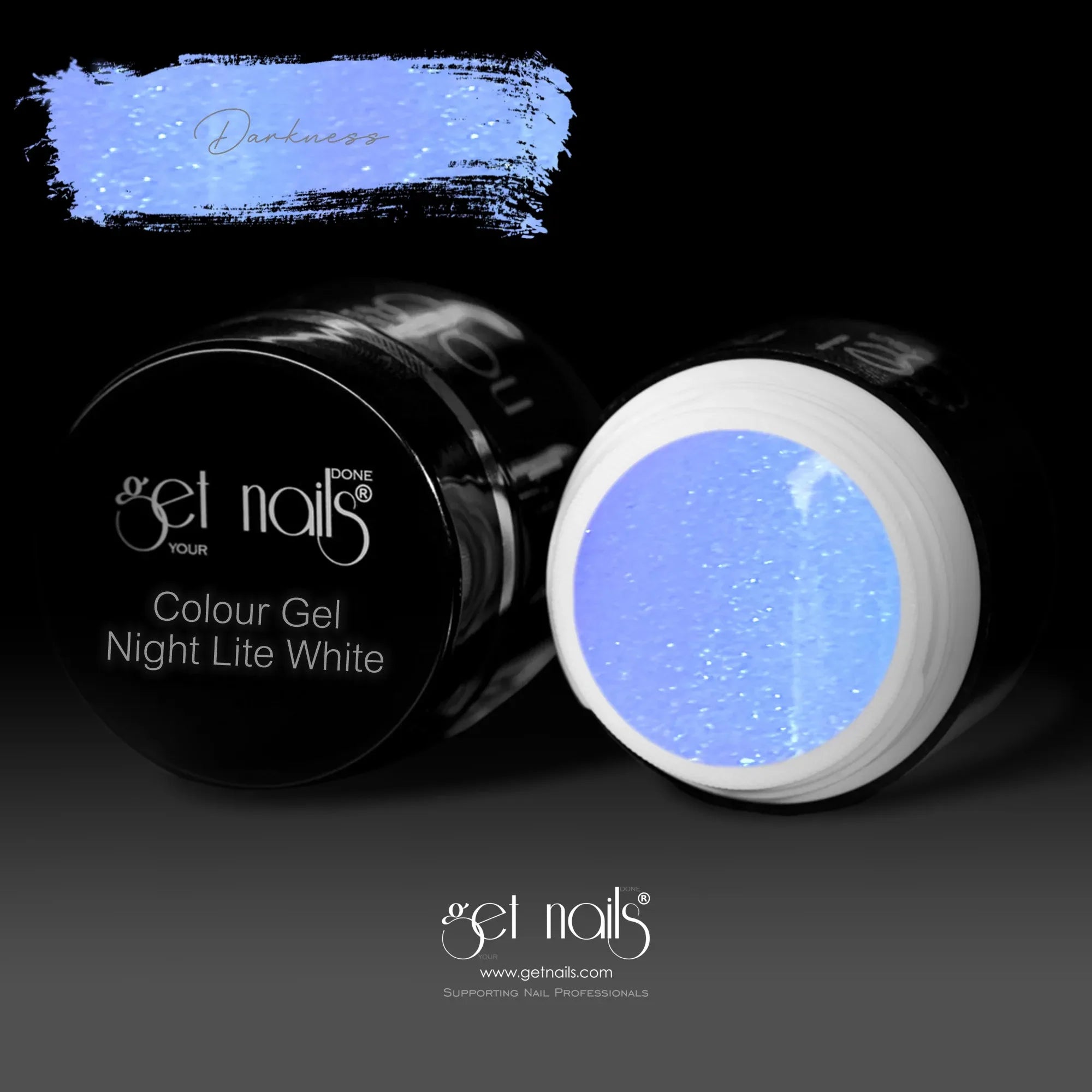 Night Lite Colour Gel White 5g Get Nails