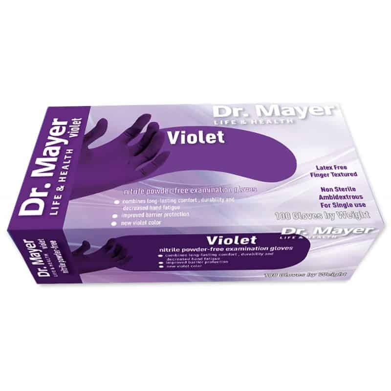 Manusi nitril Violet, marimea S Dr.Mayer