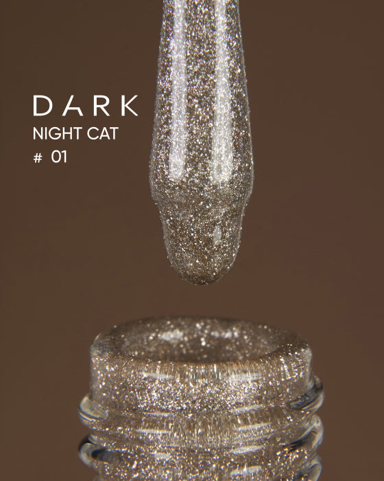 DARK Gel Polish NIGHT CAT 01, 10ml