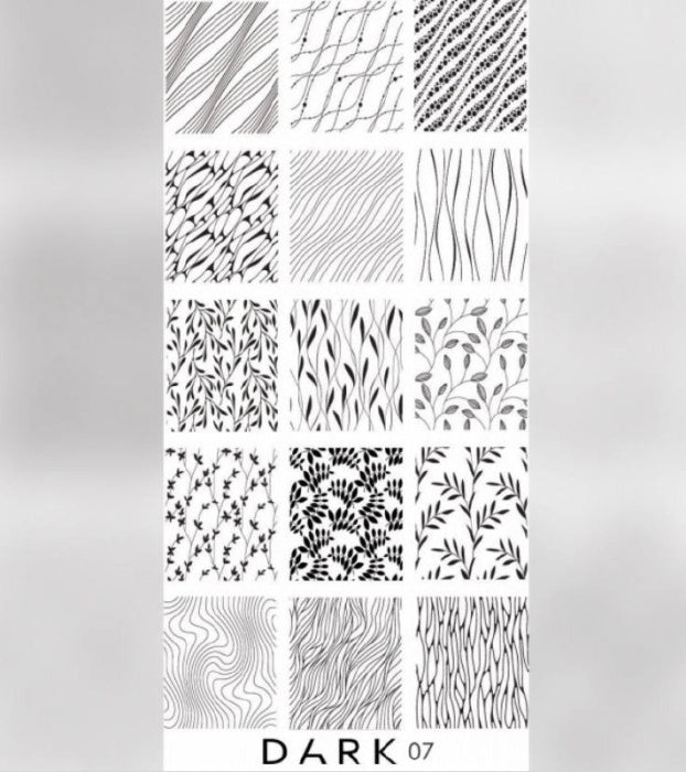 DARK Matr̦iță Stampilă 07 – Stamping Plate