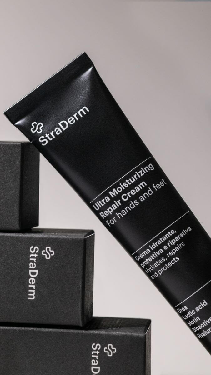 Crema ultra hidratanta pentru maini si picioare, 50 ml Ultra Moisturizing Repair Cream Straderm