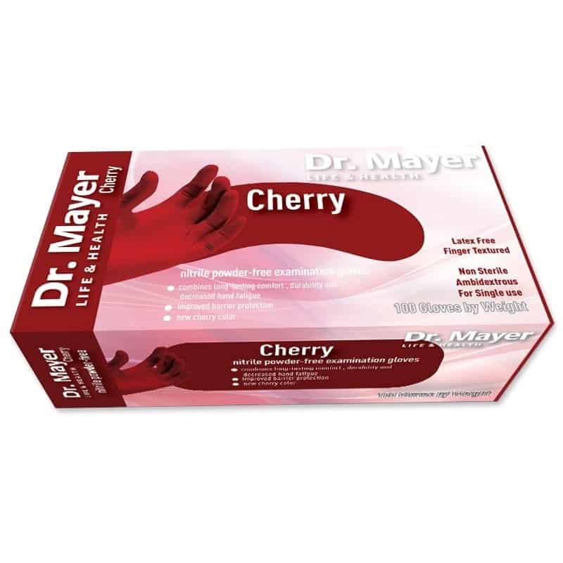 Manusi nitril Cherry, marimea S Dr.Mayer