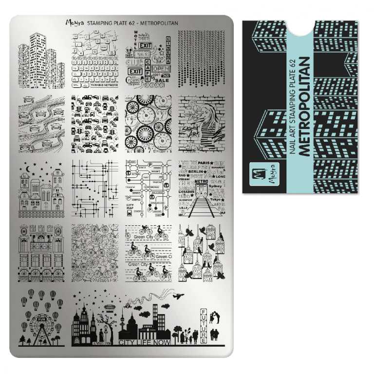 Moyra Stamping plate 62 Metropolitan