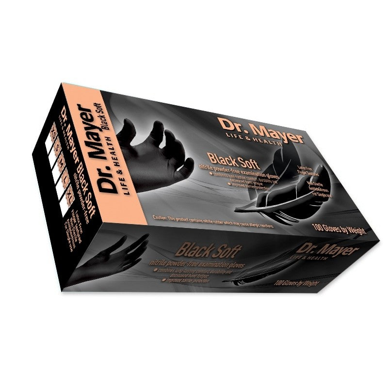 Manusi nitril negre soft marimea M Dr.Mayer