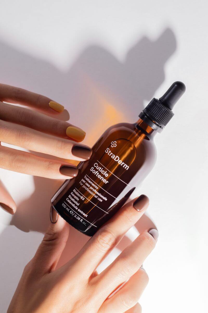 Solutie emolienta pentru cuticule dificile, 100ml Cuticle Softener Straderm
