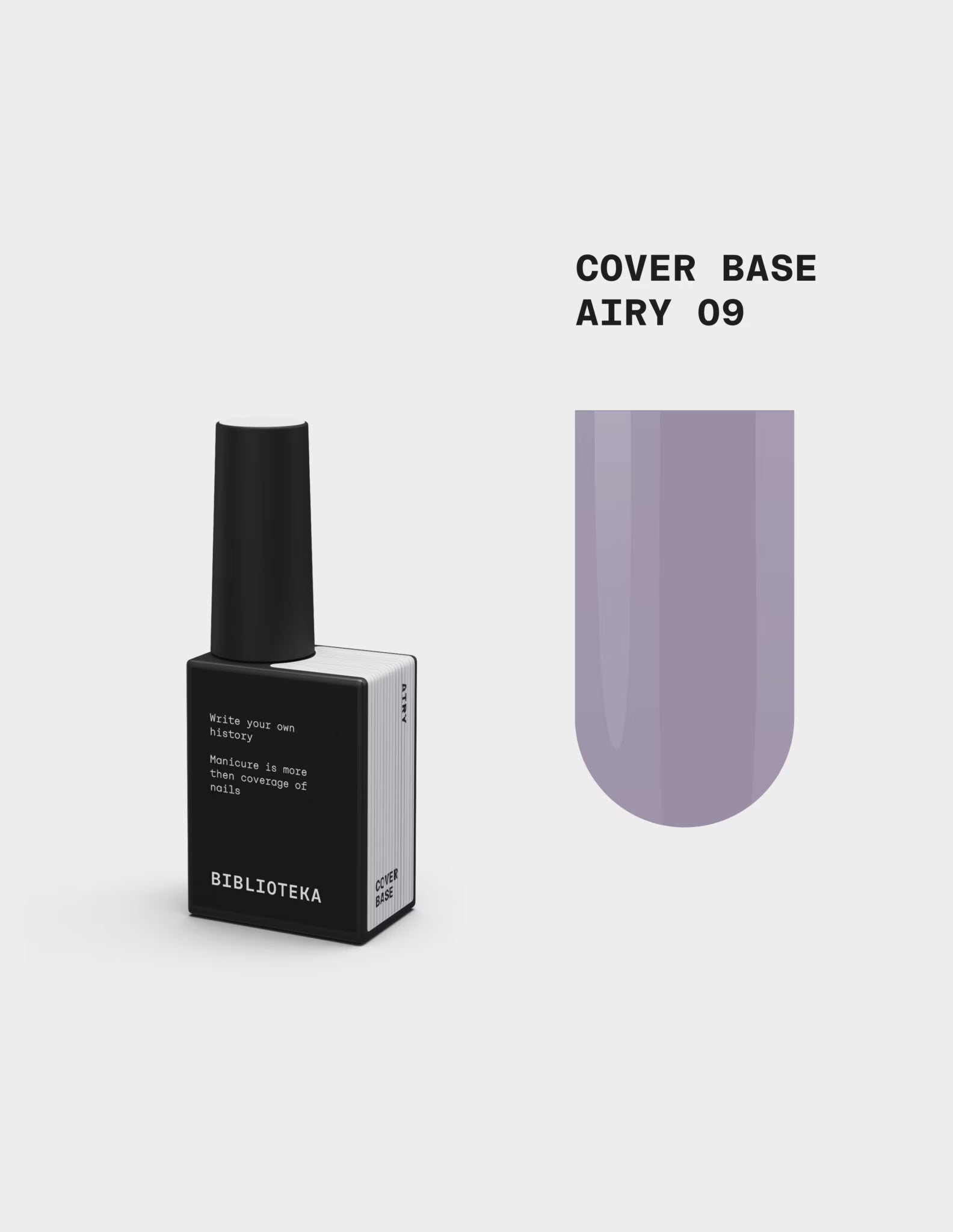 BIBLIOTEKA Cover Base 09 Airy 10ml