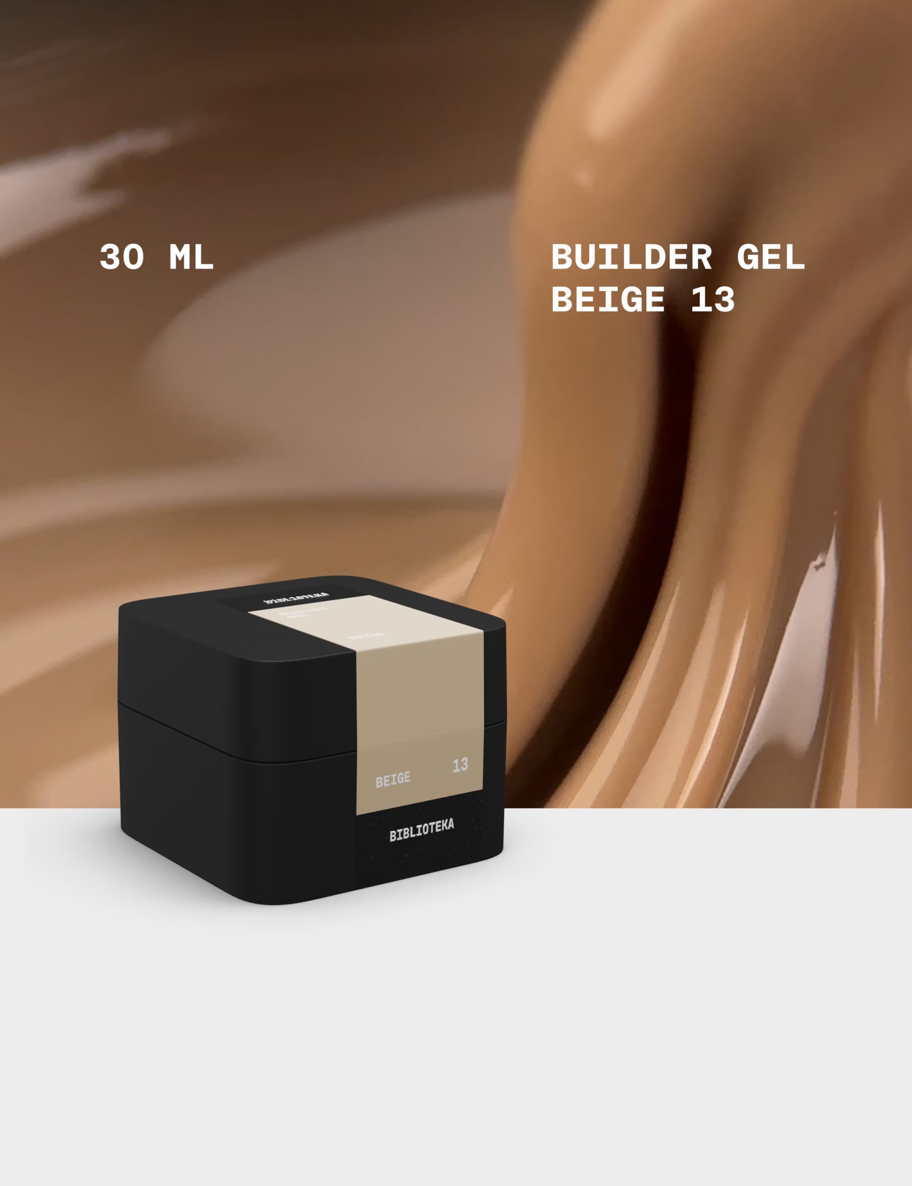 BIBLIOTEKA Builder Gel 13 Beige 30ml