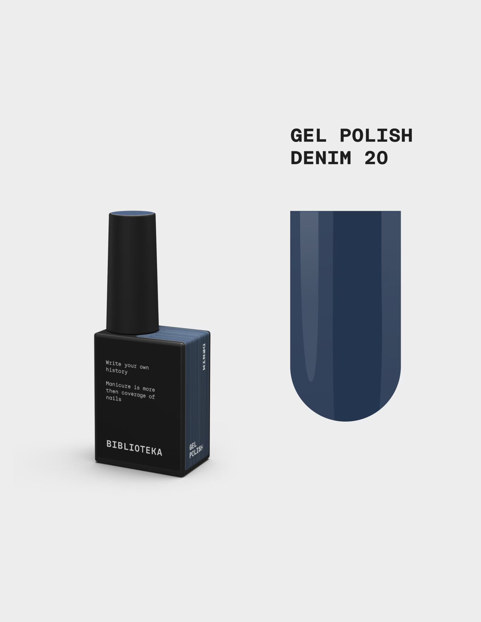 BIBLIOTEKA Gel Polish 20 Denim 10ml