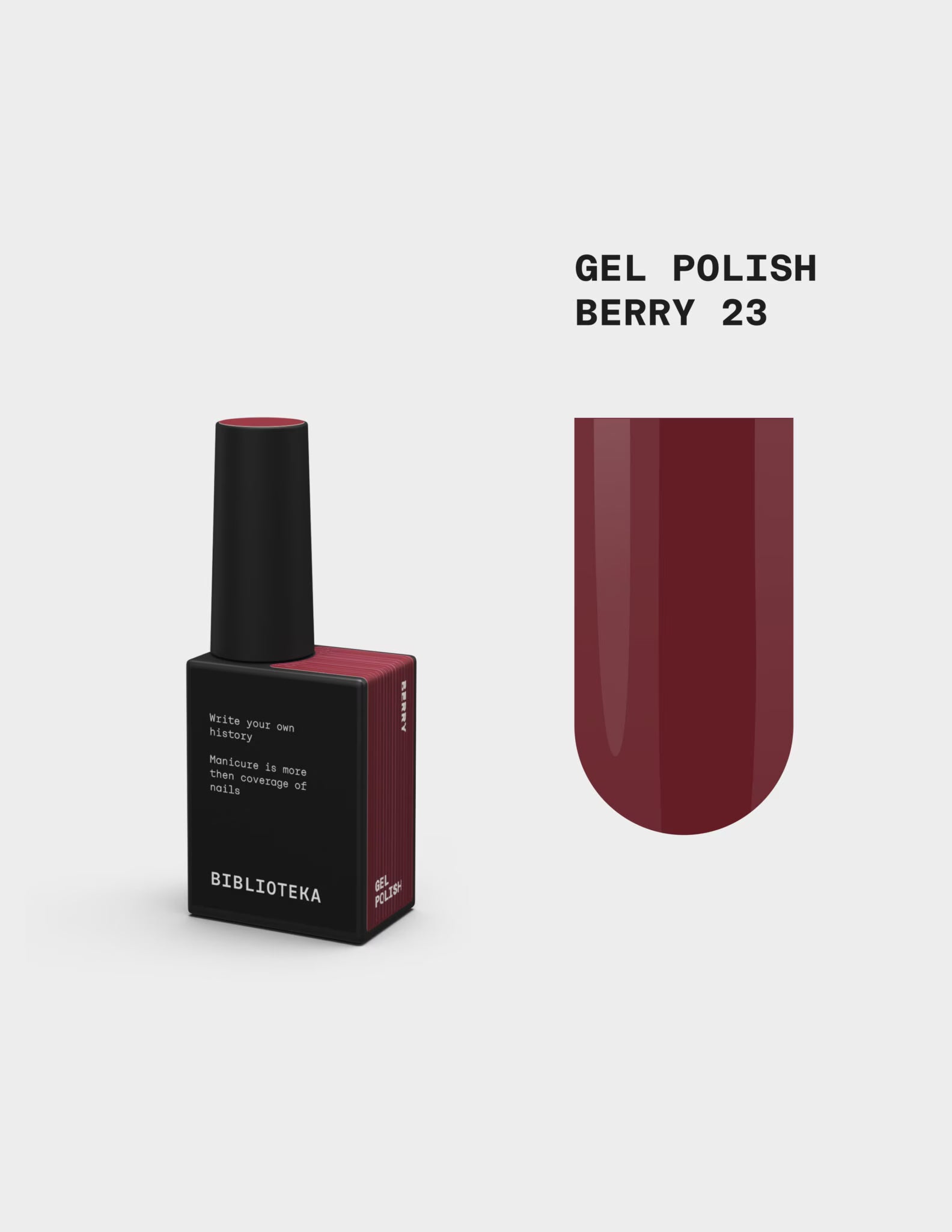 BIBLIOTEKA Gel Polish 23 Berry 10ml