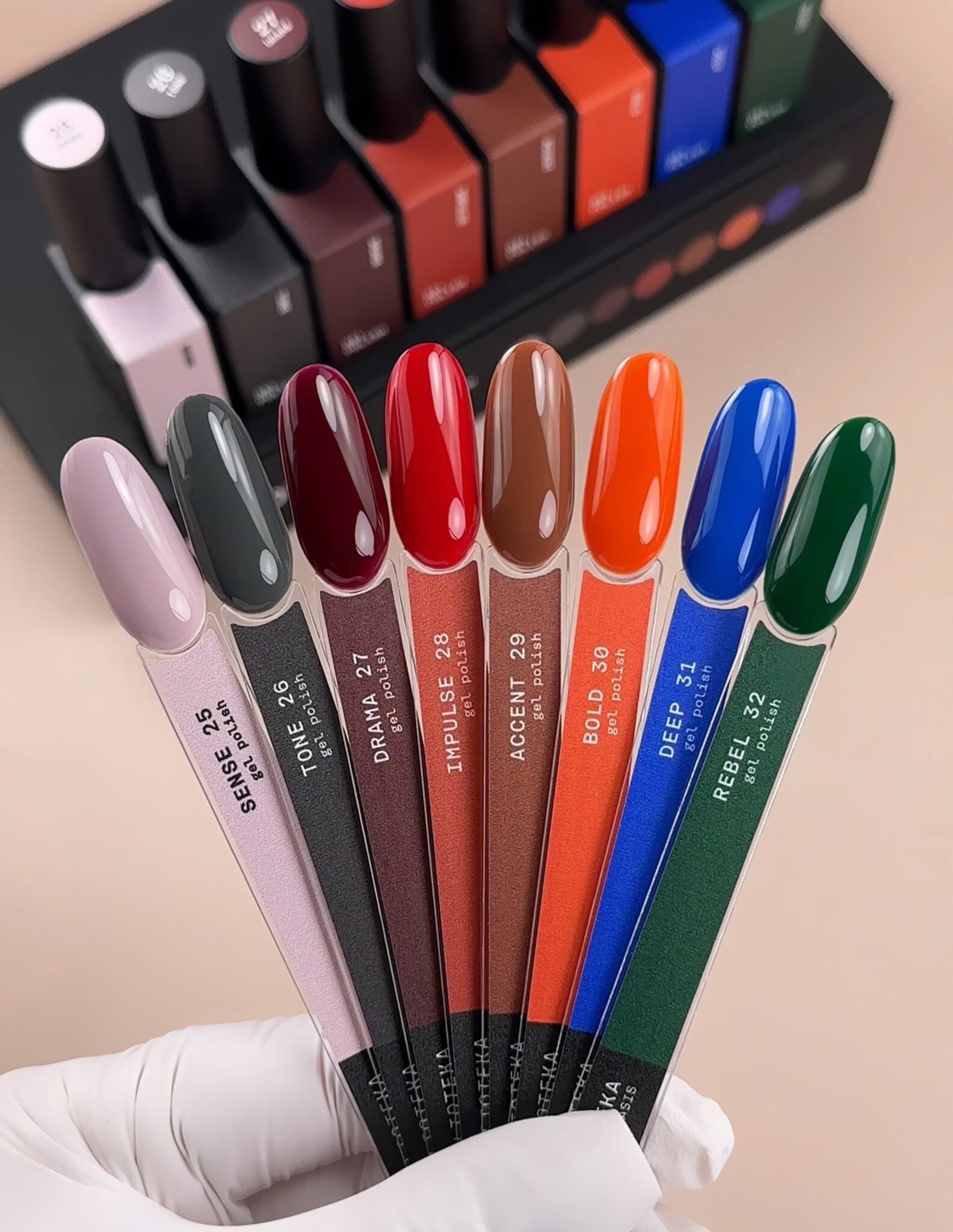 BIBLIOTEKA Set Gel Polish STATEMENT 25-32