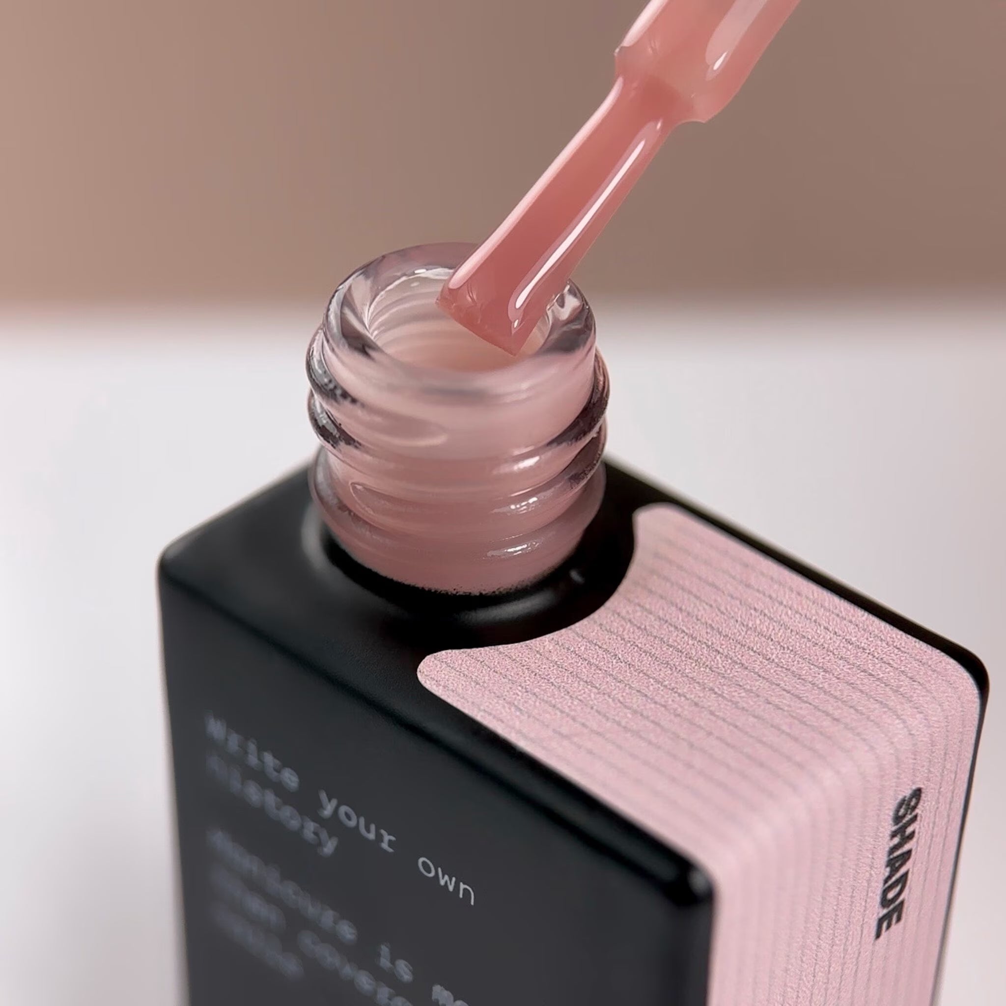 BIBLIOTEKA Gloss Cover TOP 03 Shade - Cool pink-beige, 10ml