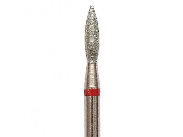 Capat de freza diamantat flacara rosu 2,1