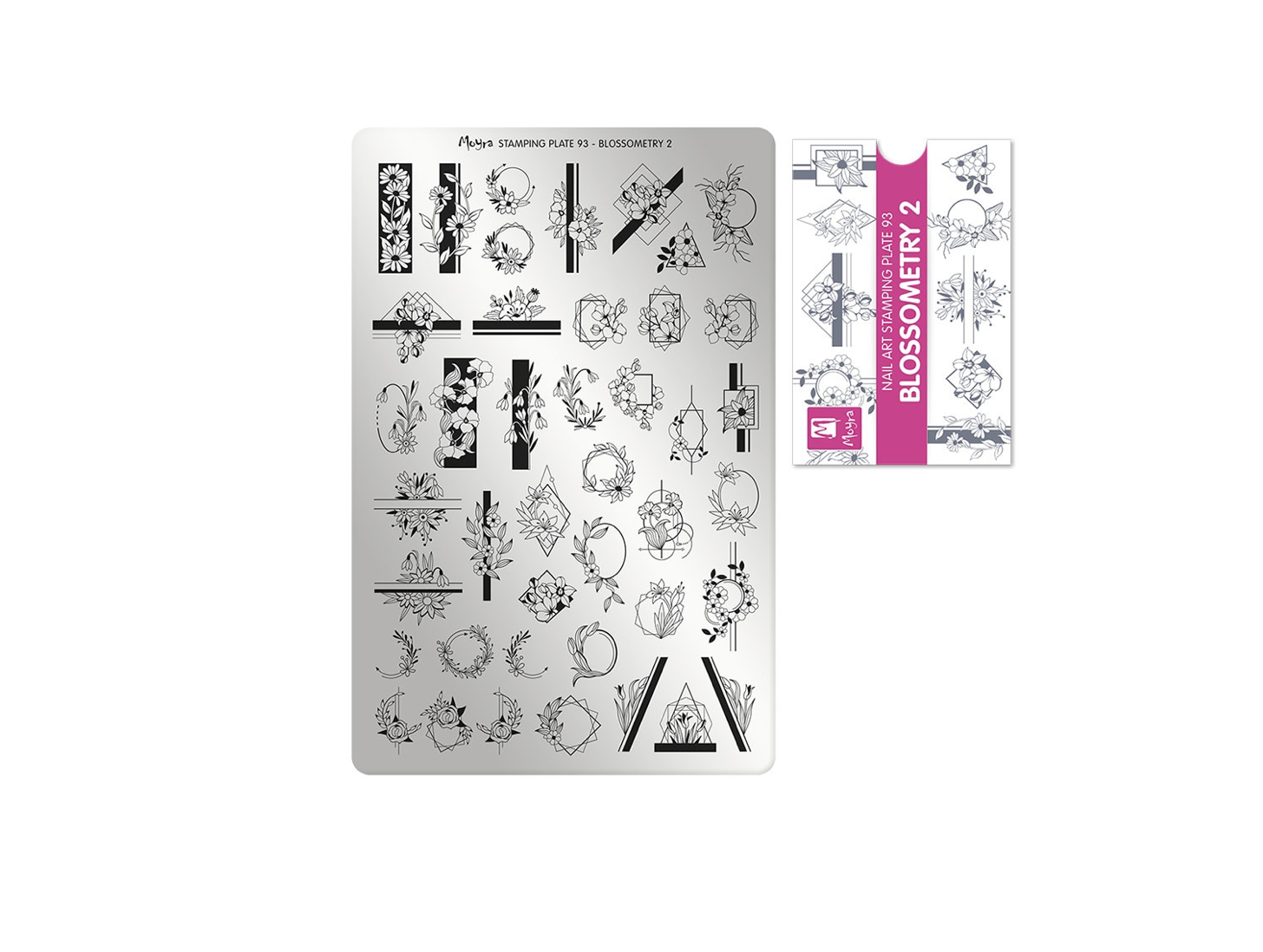 Moyra Stamping plate 93 Blossometry 2