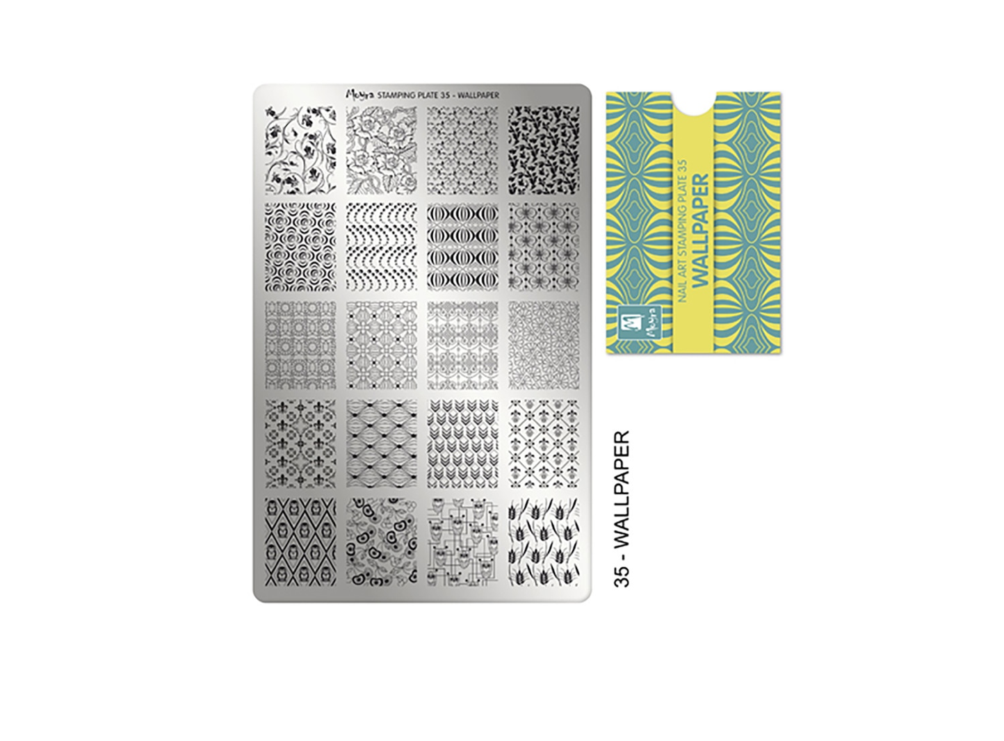 Moyra Stamping plate 35 Wallpaper