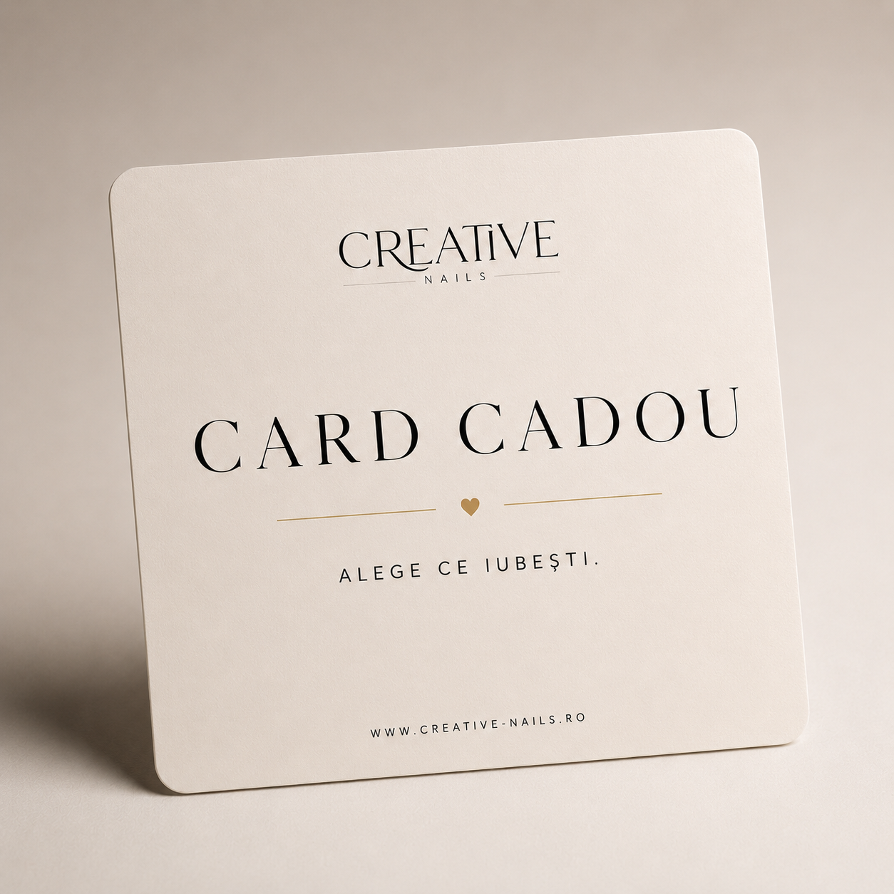 Card cadou Creative Nails