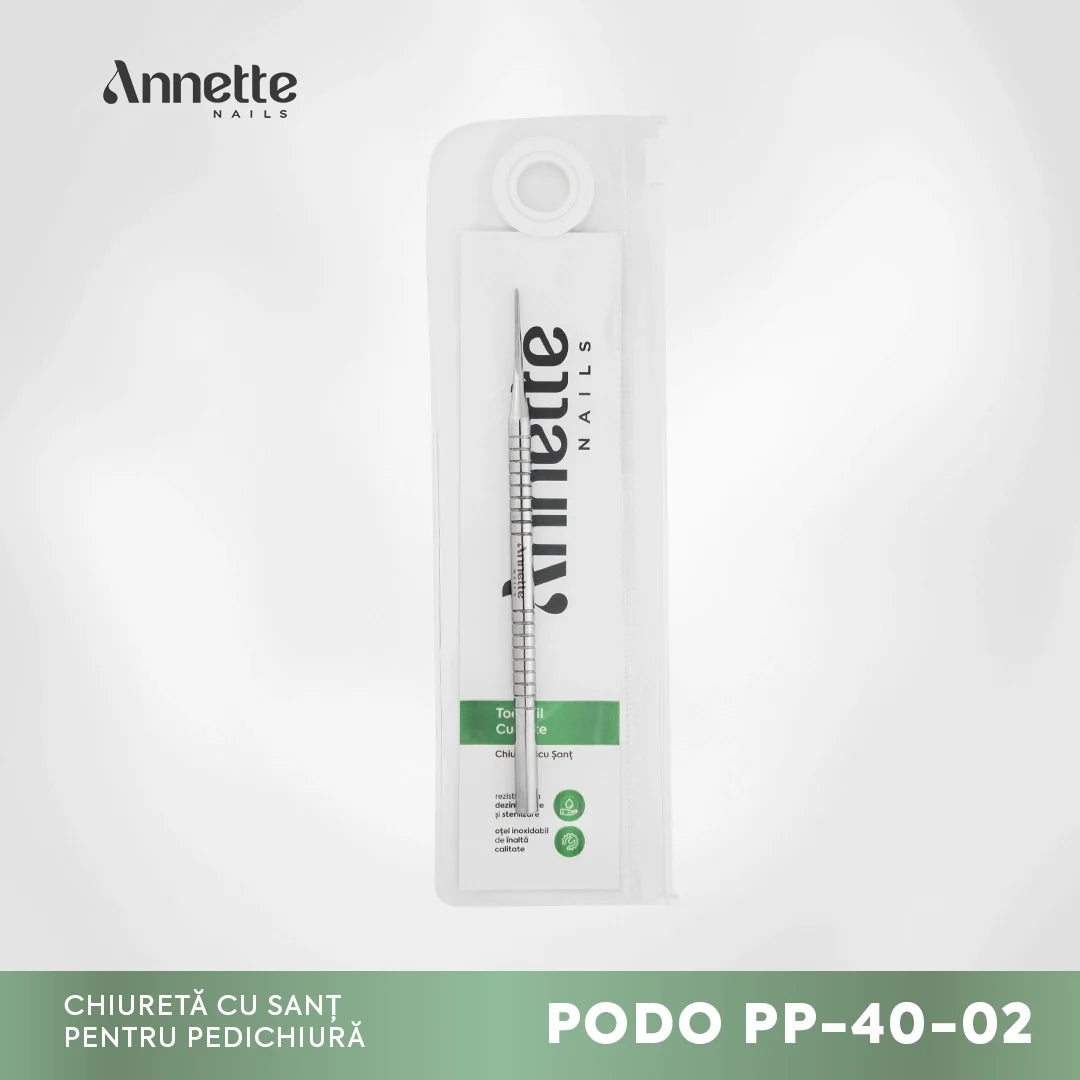 Chiureta Pedichiura cu Sant pentru Bataturi Annette Nails PODO