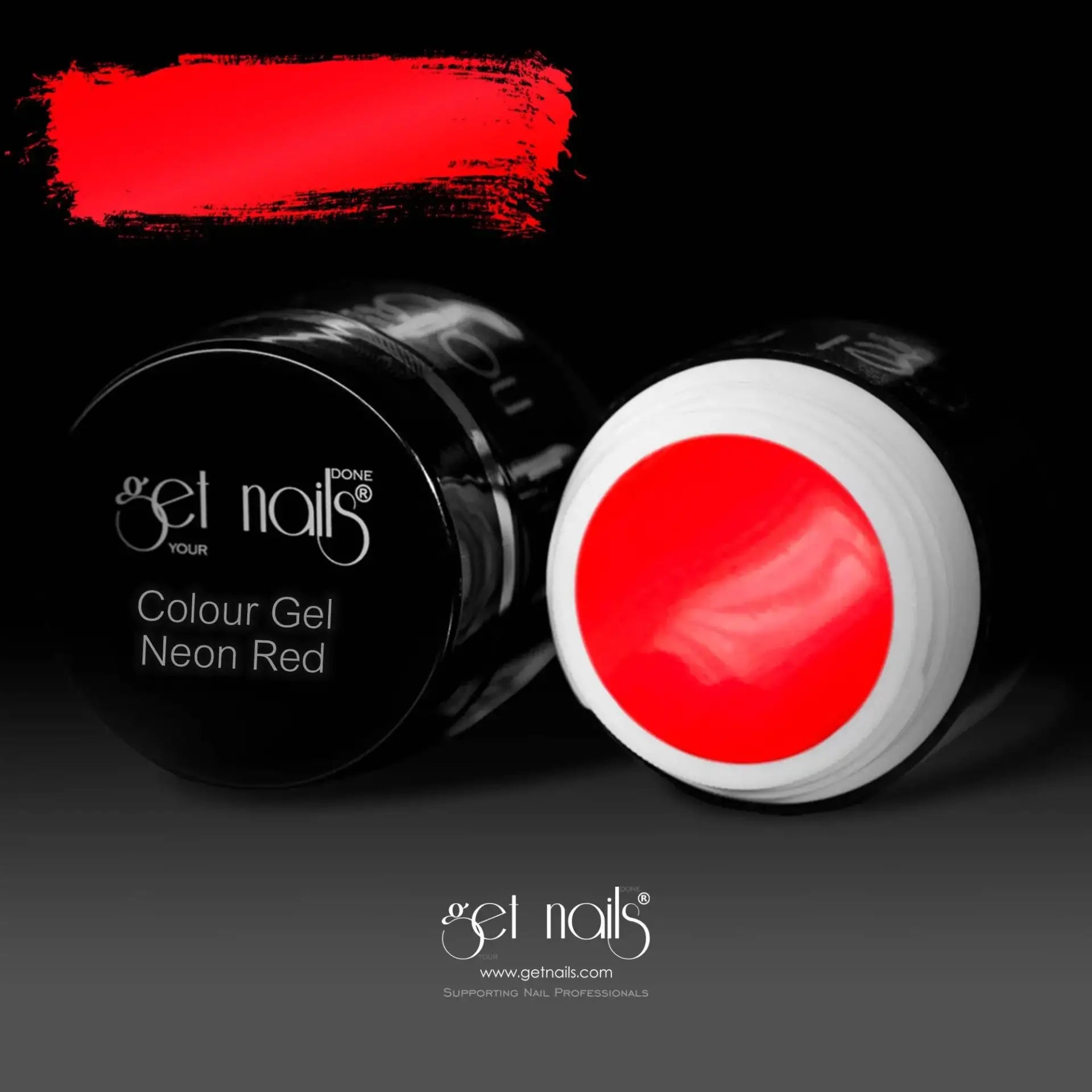 Colour Gel Neon Red 5g GET NAILS