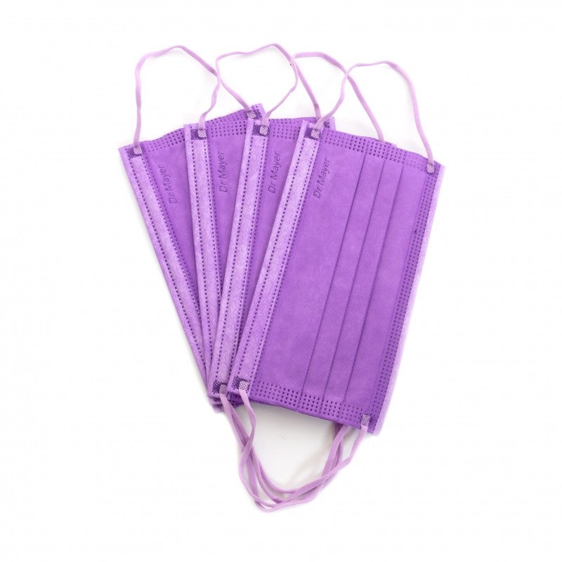Masca medicala 4 straturi full color Purple Dr. Mayer