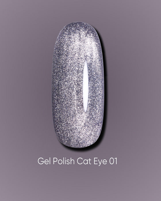 DARK Gel Polish CAT EYE 01, 10ml - creative-nails.ro
