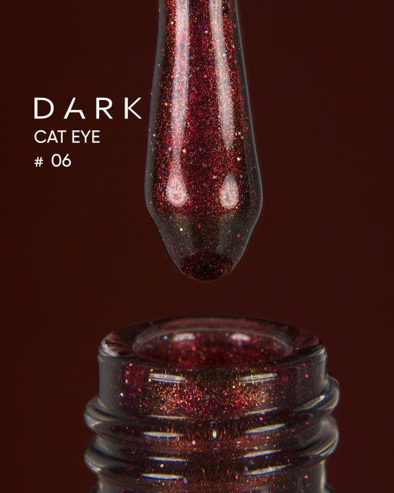 DARK Gel Polish CAT EYE 06, 10ml