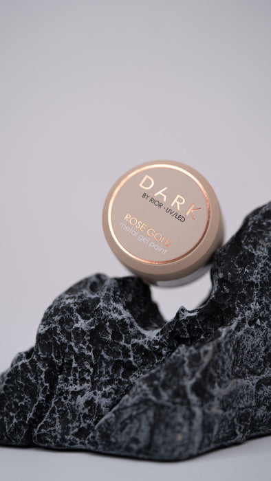 DARK GEL de pictura / ROSE GOLD METAL gel paint
