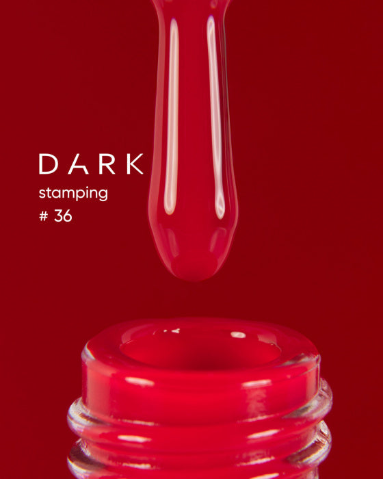 DARK Stamping Polish 36 Ferrari, 10ml